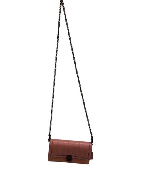 COACH（コーチ）COACH (コーチ) ハットン クラッチ ウィズ キルティング ピンクの古着・服飾アイテム