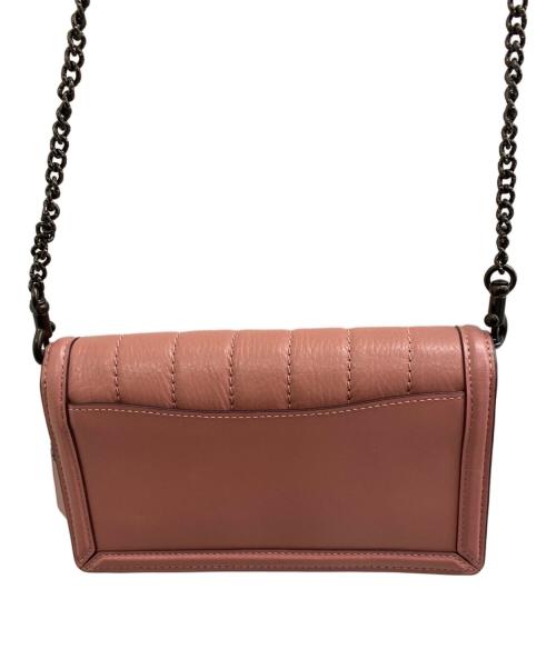 COACH（コーチ）COACH (コーチ) ハットン クラッチ ウィズ キルティング ピンクの古着・服飾アイテム