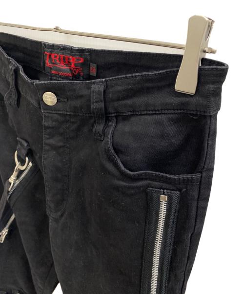 TRIPP（トリップ）TRIPP (トリップ) ボンテージパンツ ブラック サイズ:28の古着・服飾アイテム