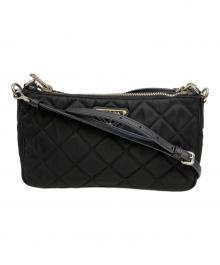 PRADA（プラダ）の古着「キルティングナイロン 2WAY チェーンハンドバッグ」｜ブラック
