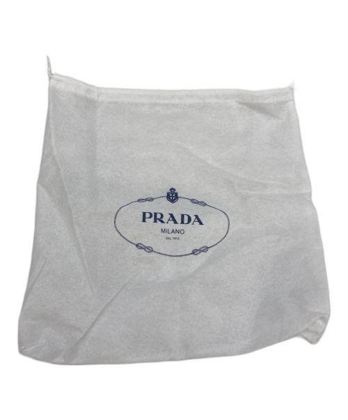 PRADA（プラダ）PRADA (プラダ) キルティングナイロン 2WAY チェーンハンドバッグ ブラックの古着・服飾アイテム