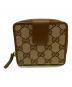 GUCCI（グッチ）の古着「GGキャンバスミニウォレット」｜ブラウン