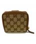 GUCCI (グッチ) GGキャンバスミニウォレット ブラウン：18000円