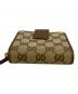 中古・古着 GUCCI (グッチ) GGキャンバスミニウォレット ブラウン：18000円