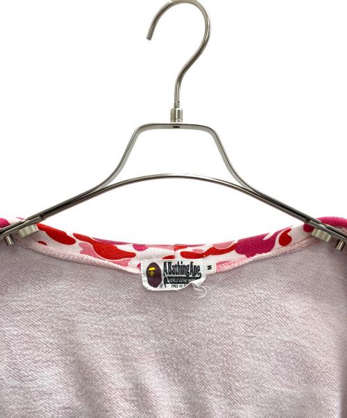 A BATHING APE（アベイシングエイプ）A BATHING APE (アベイシングエイプ) ジップパーカー ピンク サイズ:Mの古着・服飾アイテム