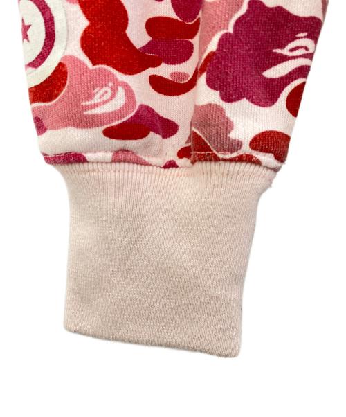 A BATHING APE（アベイシングエイプ）A BATHING APE (アベイシングエイプ) ジップパーカー ピンク サイズ:Mの古着・服飾アイテム