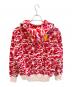A BATHING APE (アベイシングエイプ) ジップパーカー ピンク サイズ:M：15000円
