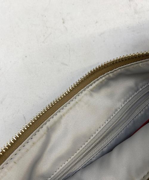 COACH（コーチ）COACH (コーチ) ショルダーバッグ ベージュ×レッドの古着・服飾アイテム