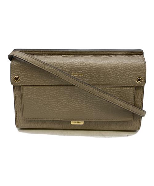 FURLA（フルラ）FURLA (フルラ) ライクミニ ショルダーウォレット グレージュの古着・服飾アイテム