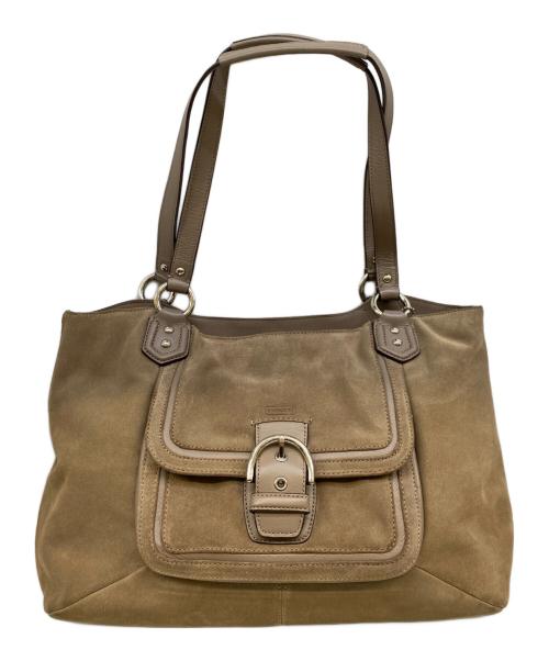 COACH（コーチ）COACH (コーチ) Y2K キャンベル ヌバック ソーホー トートバッグ グレージュの古着・服飾アイテム
