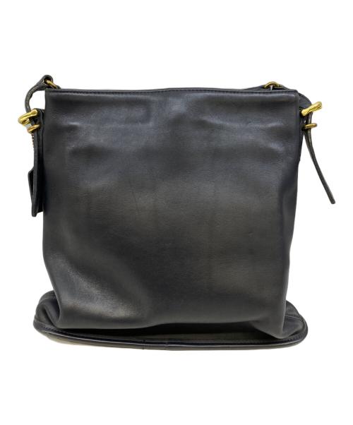 COACH（コーチ）COACH (コーチ) Y2K レザーショルダーバッグ ブラックの古着・服飾アイテム