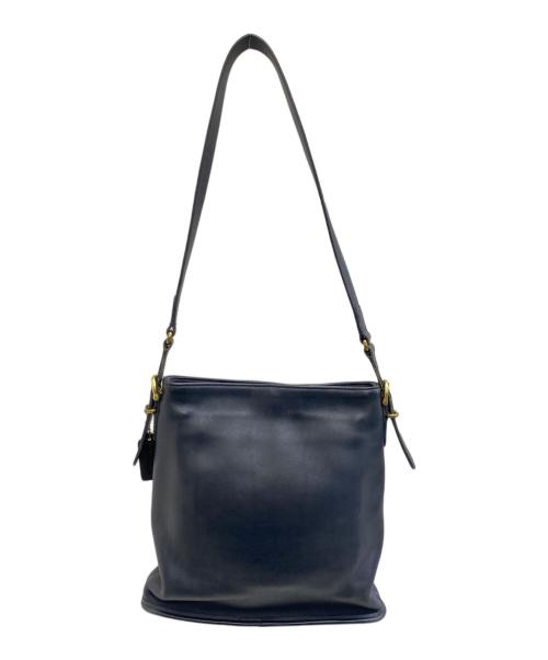 COACH（コーチ）COACH (コーチ) Y2K レザーショルダーバッグ ブラックの古着・服飾アイテム