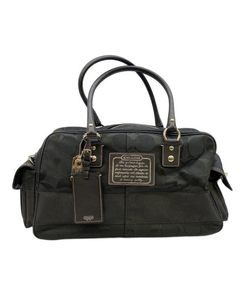 COACH（コーチ）COACH (コーチ) ボストンバッグ ブラックの古着・服飾アイテム