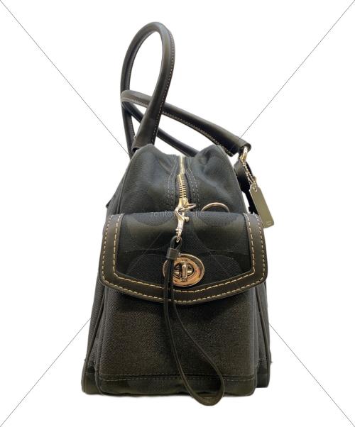 COACH（コーチ）COACH (コーチ) ボストンバッグ ブラックの古着・服飾アイテム