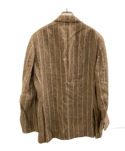 LARDINI（ラルディーニ）LARDINI (ラルディーニ) リネンセットアップスーツ ブラウン サイズ:46の古着・服飾アイテム
