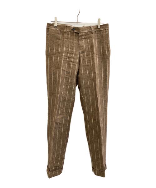 LARDINI（ラルディーニ）LARDINI (ラルディーニ) リネンセットアップスーツ ブラウン サイズ:46の古着・服飾アイテム