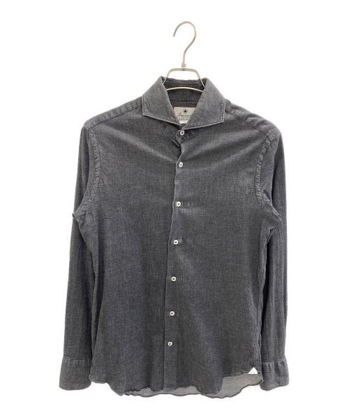giannetto（ジャンネット）giannetto (ジャンネット) 長袖シャツ グレー サイズ:39の古着・服飾アイテム