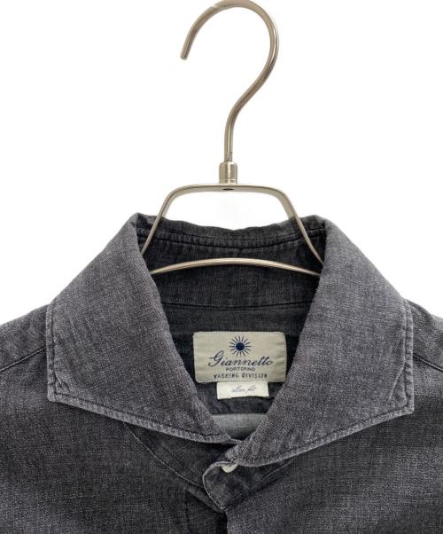 giannetto（ジャンネット）giannetto (ジャンネット) 長袖シャツ グレー サイズ:39の古着・服飾アイテム