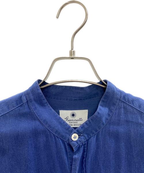 giannetto（ジャンネット）giannetto (ジャンネット) 長袖シャツ ブルー サイズ:Mの古着・服飾アイテム