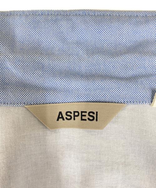 ASPESI（アスペジ）ASPESI (アスペジ) オックスコットンコーチジャケット サックスブルー サイズ:Lの古着・服飾アイテム