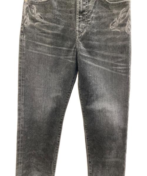 DIESEL（ディーゼル）DIESEL (ディーゼル) デニムパンツ ブラック サイズ:SIZE 63.5cm (W25)の古着・服飾アイテム