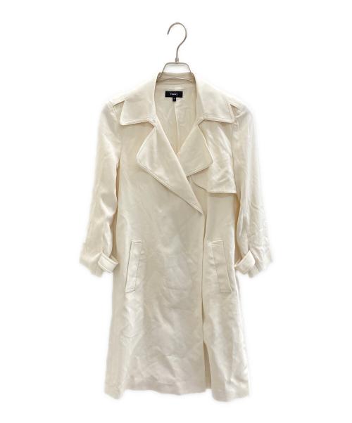 theory（セオリー）theory (セオリー) コート アイボリー サイズ:Pの古着・服飾アイテム
