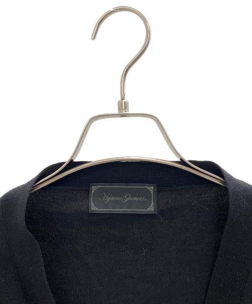 Hysteric Glamour（ヒステリックグラマー）Hysteric Glamour (ヒステリックグラマー) 厚手カーディガン ブラック サイズ:Freeの古着・服飾アイテム