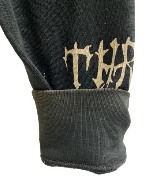 Hysteric Glamour（ヒステリックグラマー）Hysteric Glamour (ヒステリックグラマー) ジップパーカー ブラック×ベージュ サイズ:Freeの古着・服飾アイテム