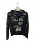 Hysteric Glamour (ヒステリックグラマー) ジップパーカー ブラック×ベージュ サイズ:Free：6000円