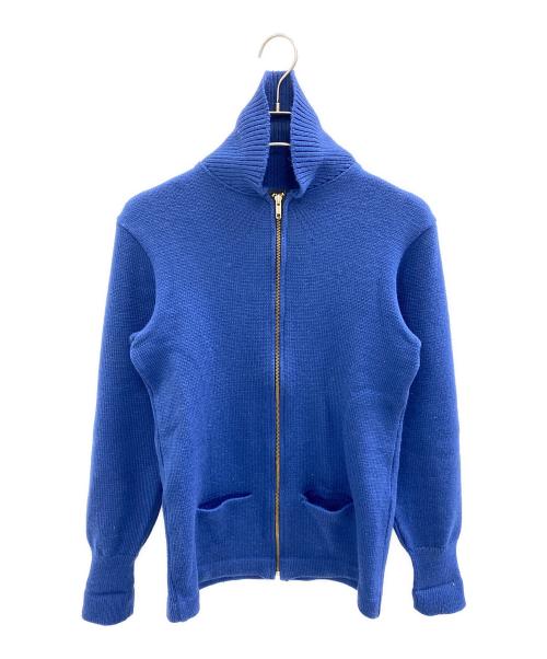 skookum（スクーカム）skookum (スクーカム) 厚手ニット ブルー サイズ:36の古着・服飾アイテム