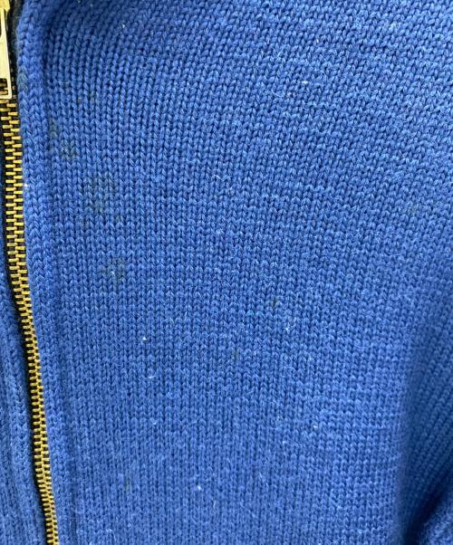 skookum（スクーカム）skookum (スクーカム) 厚手ニット ブルー サイズ:36の古着・服飾アイテム