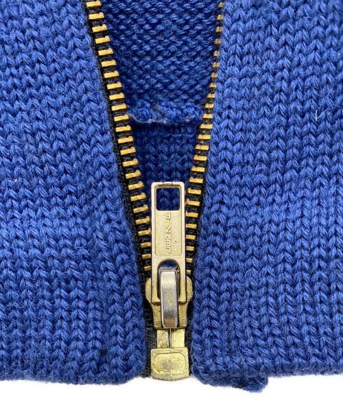 skookum（スクーカム）skookum (スクーカム) 厚手ニット ブルー サイズ:36の古着・服飾アイテム