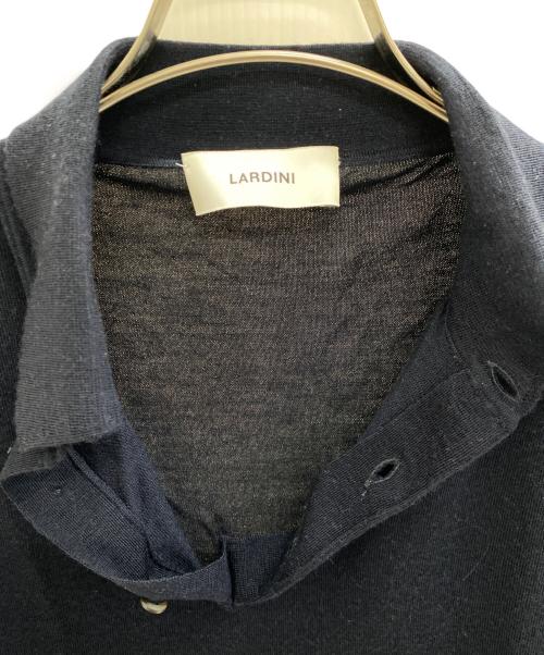 LARDINI（ラルディーニ）LARDINI (ラルディーニ) 長袖ポロシャツ ネイビー サイズ:Sの古着・服飾アイテム