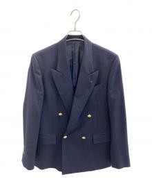 LARDINI（ラルディーニ）の古着「ダブルブレスト ブレザー」｜ネイビー
