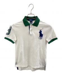 POLO RALPH LAUREN（ポロ・ラルフローレン）の古着「ポロシャツ」｜ホワイト×グリーン