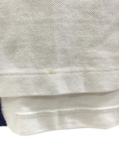 POLO RALPH LAUREN（ポロ・ラルフローレン）POLO RALPH LAUREN (ポロ・ラルフローレン) ポロシャツ ホワイト×グリーン サイズ:Sの古着・服飾アイテム