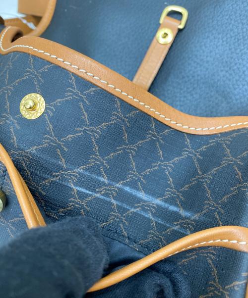 LONGCHAMP（ロンシャン）LONGCHAMP (ロンシャン) ショルダーバッグ ブラウン×ブラックの古着・服飾アイテム
