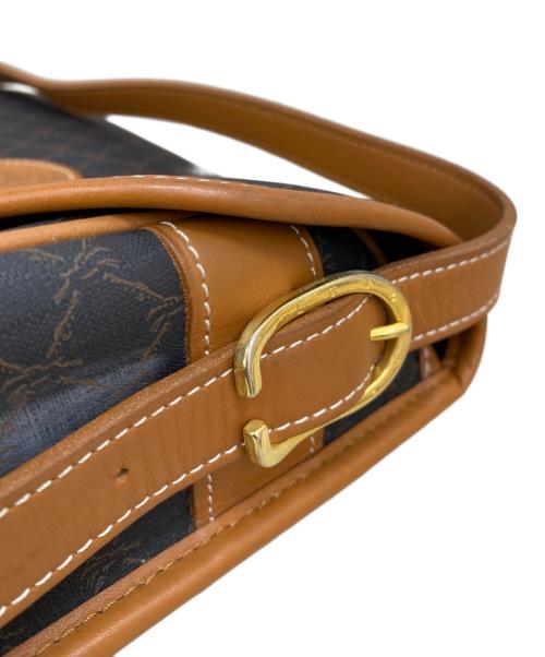 LONGCHAMP（ロンシャン）LONGCHAMP (ロンシャン) ショルダーバッグ ブラウン×ブラックの古着・服飾アイテム