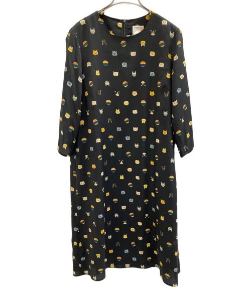 mannine（マンナイン）mannine (マンナイン) 長袖ワンピース ブラック サイズ:Sの古着・服飾アイテム