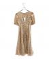 PROPORTION BODY DRESSING (プロポーションボディドレッシング) フロントボタンレースワンピース ピンク サイズ:PS：3500円
