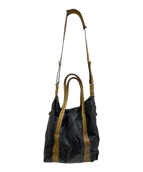 Maison Margiela（メゾンマルジェラ）Maison Margiela (メゾンマルジェラ) 2WAYショルダーバッグ オリーブ×ブラウンの古着・服飾アイテム