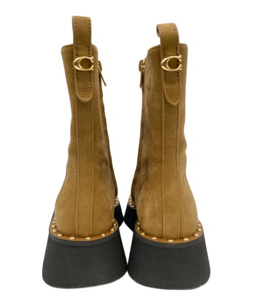 COACH（コーチ）COACH (コーチ) ヴァネサ ブーティ（Vanesa Bootie） ブラウン サイズ:7の古着・服飾アイテム