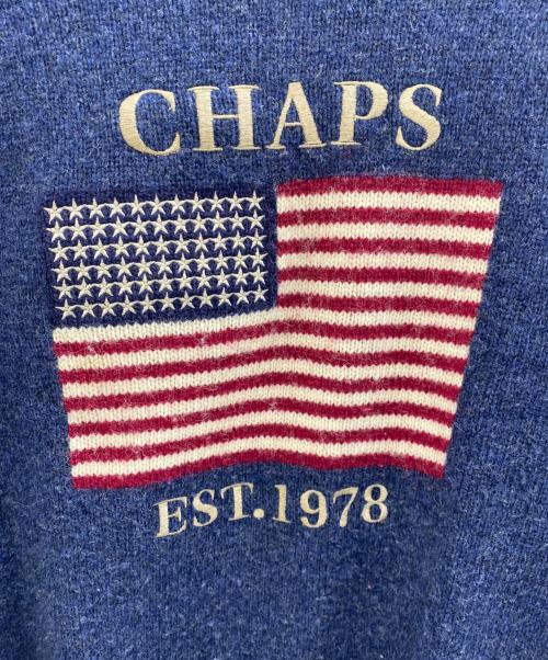CHAPS（チャップス）CHAPS (チャップス) 90's 星条旗 セーター ネイビー サイズ:Mの古着・服飾アイテム