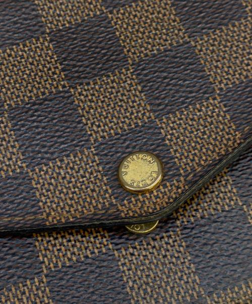 LOUIS VUITTON（ルイ ヴィトン）LOUIS VUITTON (ルイ ヴィトン) ポルトフォイユ・サラ ブラウンの古着・服飾アイテム