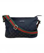 GUCCIグッチ）の古着「ショルダーバッグ」｜ブラック
