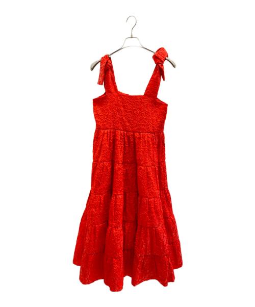 Sister Jane（シスタージェーン）Sister Jane (シスタージェーン) ノースリーブ・キャミソールワンピース レッド サイズ:XSの古着・服飾アイテム