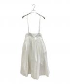 Bibiy.ビビィ）の古着「ASHLEY SUSPENDER SKIRT」｜ホワイト