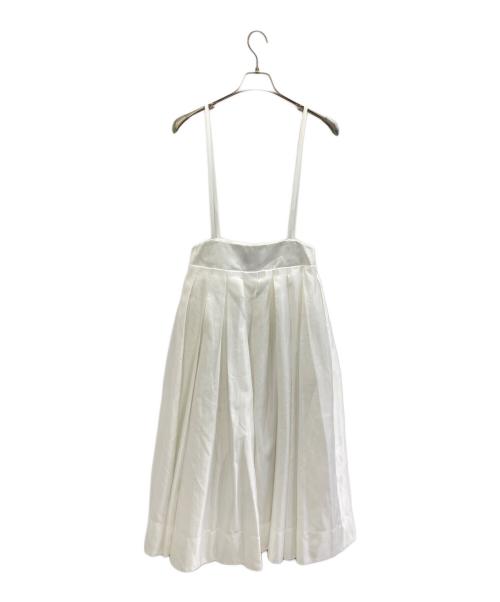 Bibiy.（ビビィ）Bibiy. (ビビィ) ASHLEY SUSPENDER SKIRT ホワイト サイズ:Mの古着・服飾アイテム
