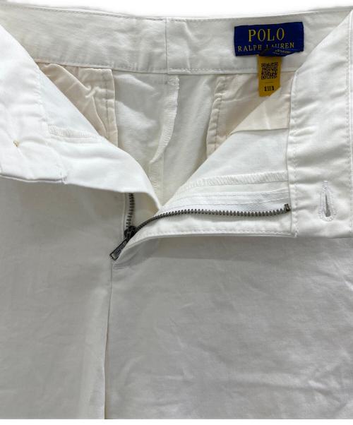 POLO RALPH LAUREN（ポロ・ラルフローレン）POLO RALPH LAUREN (ポロ・ラルフローレン) ハーフパンツ アイボリー サイズ:165/72の古着・服飾アイテム
