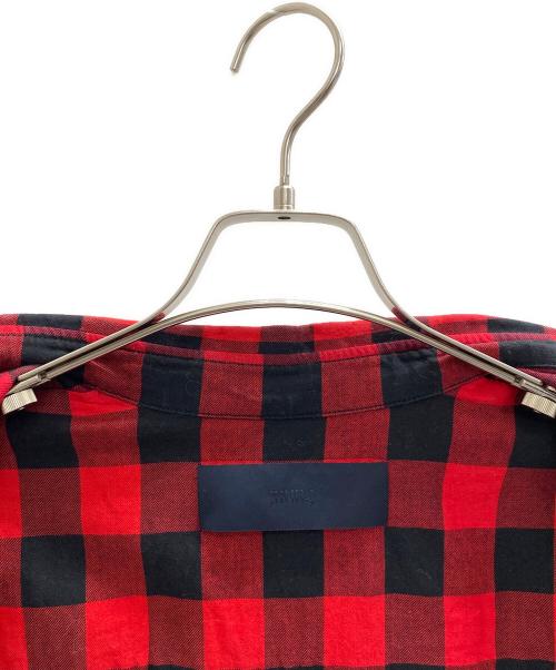 JUUN.J（ジュン・ジー）JUUN.J (ジュン・ジー) 長袖シャツ レッド サイズ:44の古着・服飾アイテム